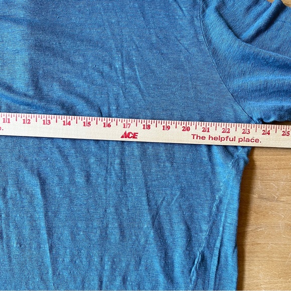 SOLD MASSIMO ALBA LONG SLEEVE POLO PURE LINEN SHIRT CUFFS 5 BUTTON PLACKET XL - Picture 5 of 11